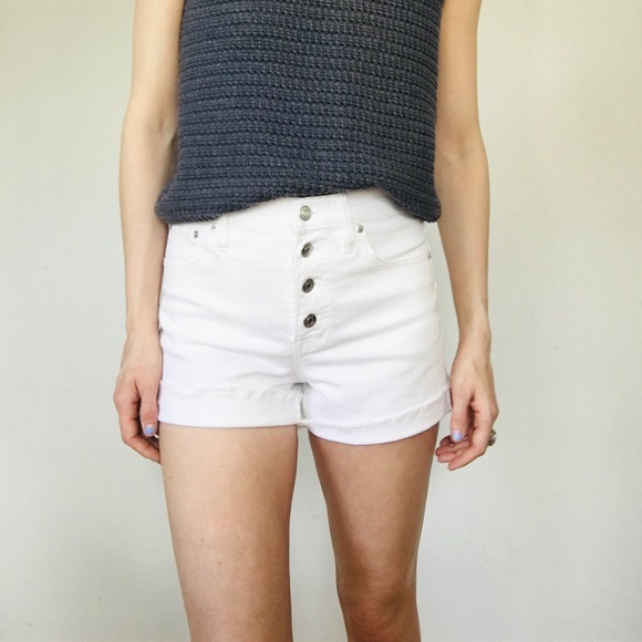 J.Crew high-rise button fly shorts - Picture 6 of 16